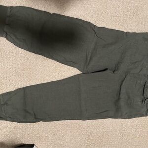 Olive Green linen Pants
